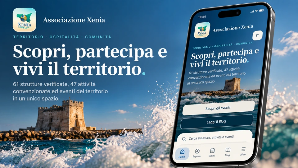 Xenia Hub, web app per turismo, ospitalità e territorio progettata da BC TECH Studio